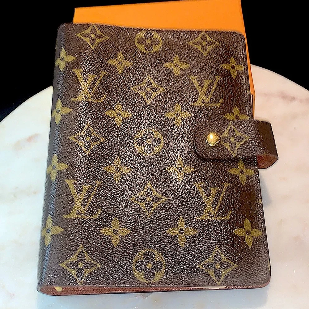 LOUIS VUITTON MONOGRAM AGENDA MM VINTAGE DAY PLANNER